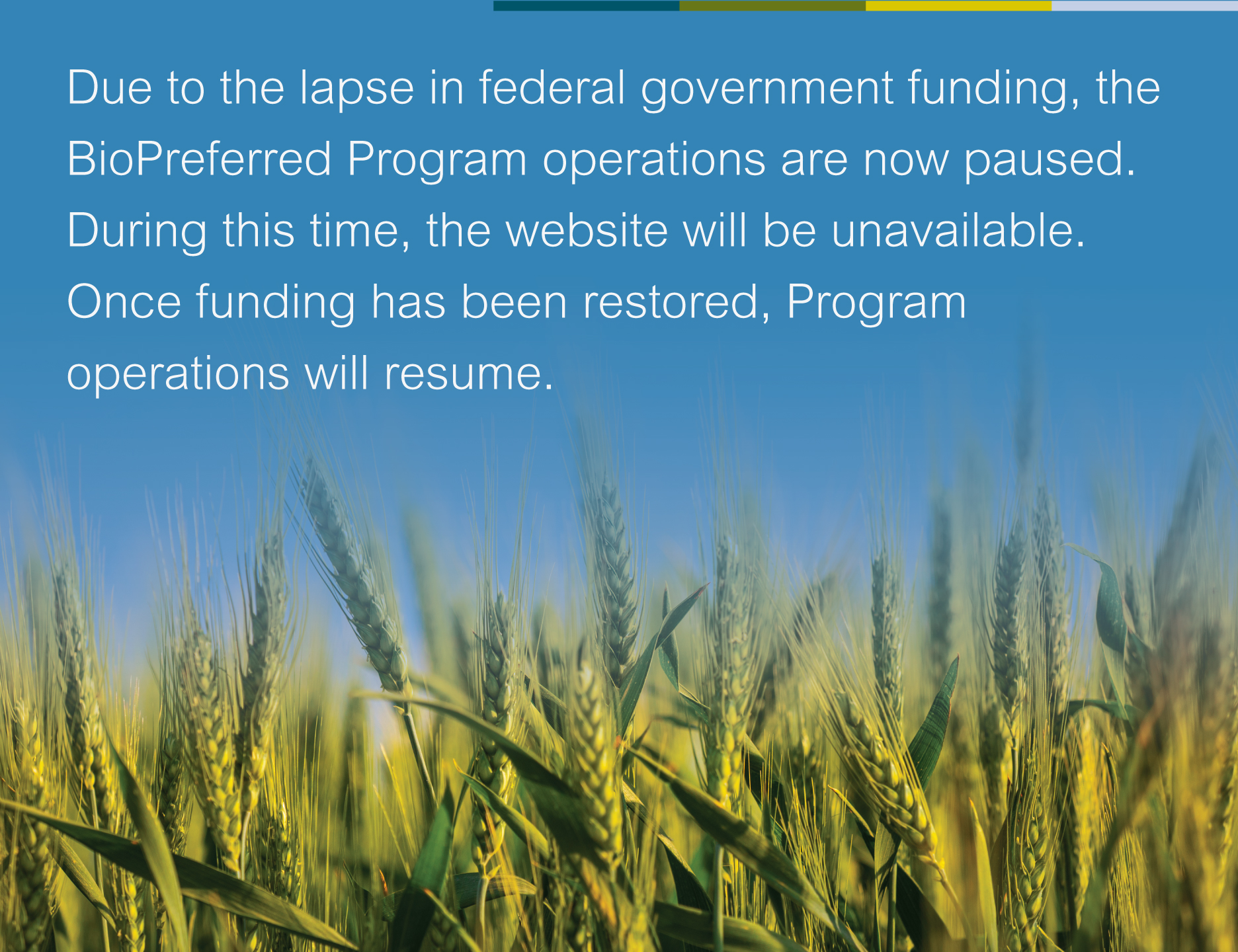 2025 Federal Government Funding Lapse